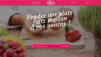 Site internet de Plat Maison (c)2014 Maxime et Guillaume